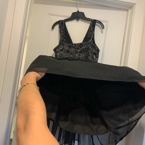 Costom made and designed. A line dress.